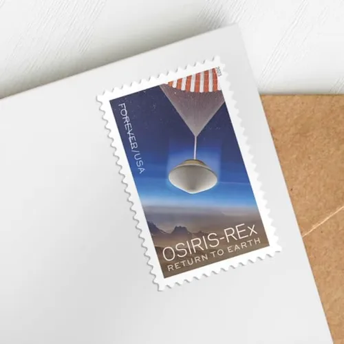 Vista 2 de US Stamps SC#5820 2023 Osiris-REx Forever Stamps - Hoja/20 - Sellos MNH VF
