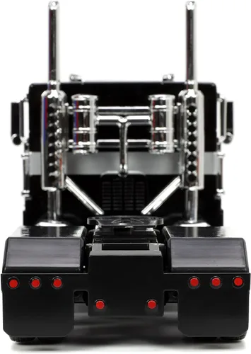 Vista 5 de Jada Toys Transformers G1 1:24 Nemesis Prime - Coche fundido a presión, juguetes para niños y adultos, color negro