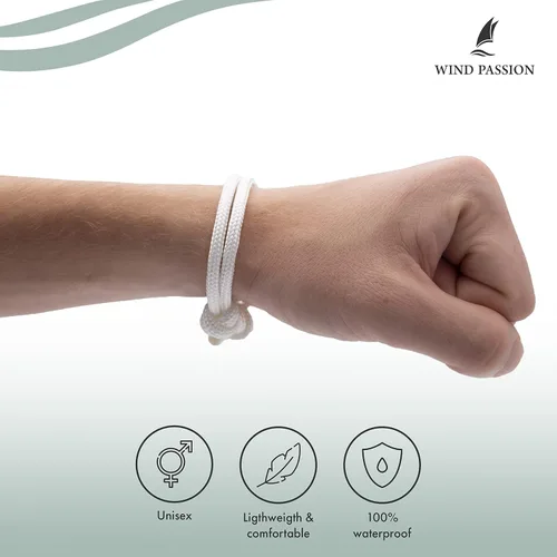 Vista 16 de Wind Passion Pulsera para hombre con cuerda mono con estilo náutico trenzado