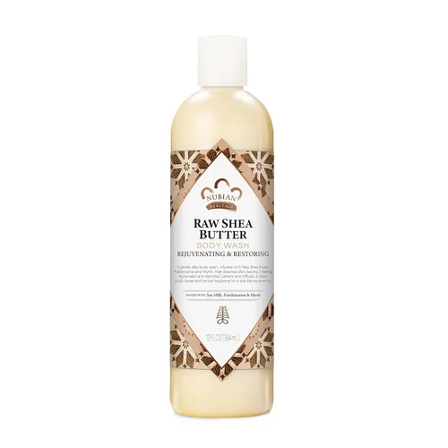 Vista 11 de Nubian Heritage gel de ducha de té verde y oliva