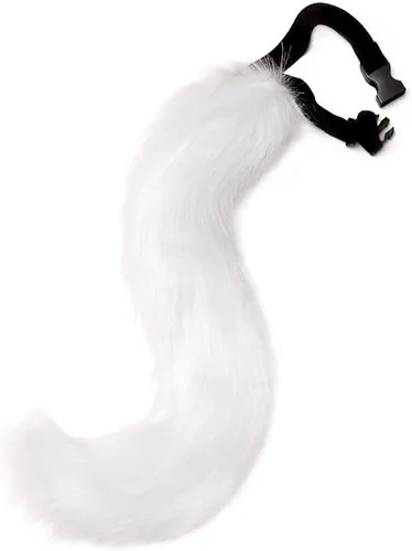 Vista 4 de HAOAN Juego de orejas y guantes con clip de cola de zorro lobo para Halloween, Navidad, fiesta de disfraces, juguetes, regalo para mujeres