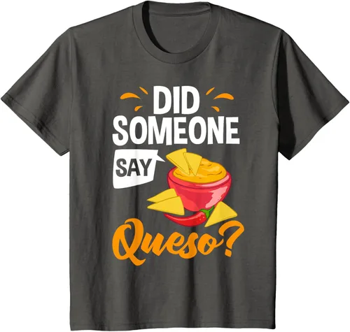 Vista 39 de Queso Dip Camiseta Chile con Queso Salsa Mexican Chips Chile con Queso, Negro