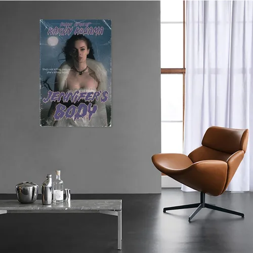 Vista 4 de BNvxr JENNIFER'S BODY - Póster de película retro auténtica, arte de pared para sala de estar, decoración de pared de sala de estar, pósteres