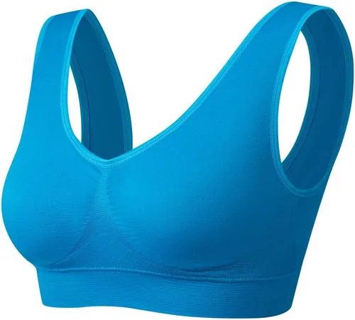 Vista 3 de Brasier Ohlyah sin costuras, con almohadillas extraíbles, para mujer