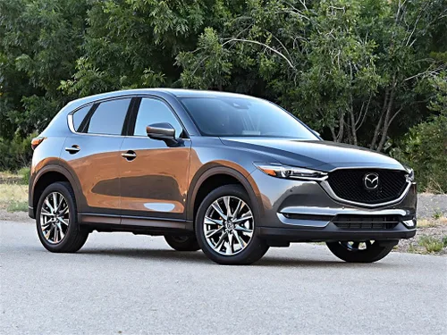 Vista 4 de Rvinyl Moldura de ventana de poste de pilar compatible con Mazda CX-5 2017-2023 - aluminio (negro cepillado)