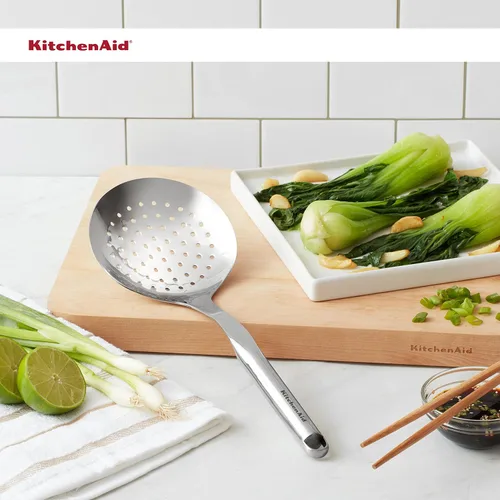 Vista 5 de KitchenAid Colador prémium con gancho para colgar, 14 pulgadas, acero inoxidable