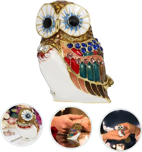 Vista 3 de BESPORTBLE Caja de almacenamiento de joyas, contenedores de escritorio, organizador de maquillaje, caja organizadora de maquillaje, bandeja