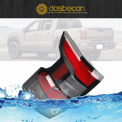 Vista 7 de Dasbecan - Conjunto de luz trasera compatible con Nissan Frontier 2022-2026 Lado izquierdo del conductor