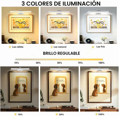 Vista 4 de Luz de imagen para pared,Luz de arte magnética 5000mAh,Luz de pintura de 16 Nikel