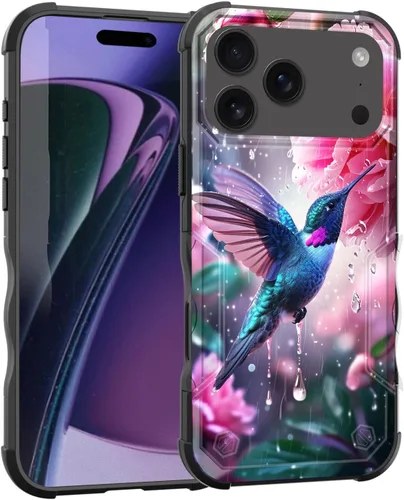 Vista 156 de Funda para iPhone Air, [doble capa] [protección contra caídas de grado militar de 10 pies] Funda resistente a prueba de golpes para iPhone Air
