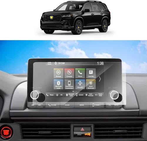 Vista 19 de SKTU Protector de pantalla para Honda Pilot 2018 2016-2018 Honda Pilot Passport 2016-2020 Honda Ridgeline Navigation Display Honda Pilot 2018