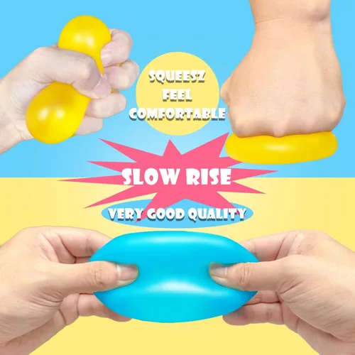 Vista 3 de 2 Cubos Antiestrés que Brillan en la Oscuridad, Fidgets para Adolescentes, Adultos, Niños, Juguete Súper Sólido Aplastable, Juguetes para Apretar