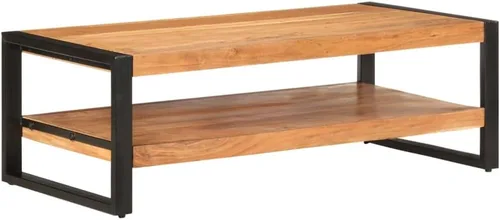 Vista 5 de Mesa auxiliar, mesa de centro moderna adecuada para sala de estar, oficina, balcón, estudio, sala de estar familiar de 47.2 x 23.6 x 15.7 pulgadas