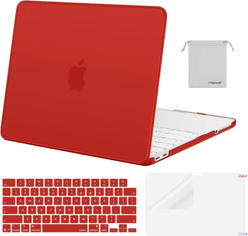 Vista 11 de MOSISO Compatible con MacBook Neo Case 13 pulgadas 2026 A3404 A18 Pro Chip Rubor