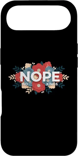 Vista 26 de Nope, No Kings Floral Statement Art Print for Makers Case for iPhone 11 Pro Max