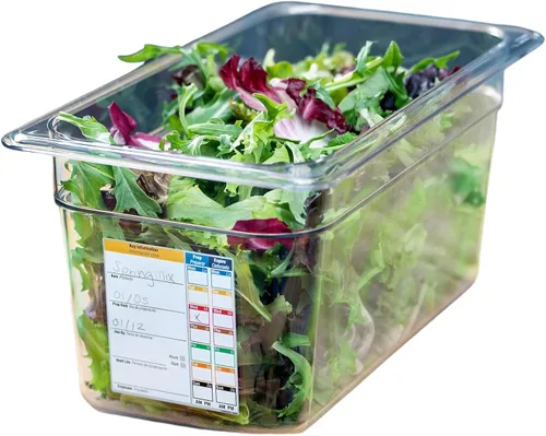 Vista 11 de Carlisle FoodService Products PermaLabel - Recuento de etiquetas, 4" de profundidad, transparente