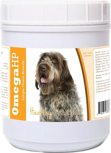 Vista 138 de Healthy Breeds Affenpinscher Omega HP - Masticables suaves para piel y pelaje, 60
