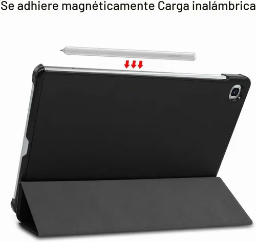 Vista 5 de Funda inteligente para Samsung Galaxy Tab S6 Lite de 10.4 pulgadas (modelos 2024/2022/2020), funda ligera con soporte triple y apagado automático
