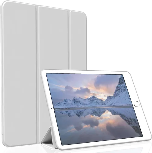 Vista 10 de Funda para iPad Air 2 (2.ª generación) de 9.7 pulgadas, ligera, delgada, función de reposo/activación automática con soporte de triple pliegue