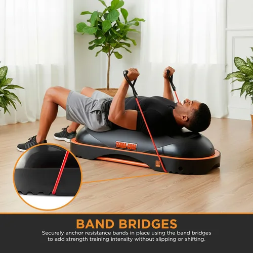 Vista 15 de Terra Core Balance Trainer – Inflatable Home Gym Fitness Platform for Core, Strength, Balance, HIIT and Conditioning, Full Body Functional Training