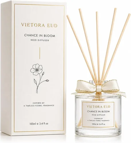 Vista 33 de Bamboo Reed Diffuser, 3.34 Fl Oz Esencial de bambú