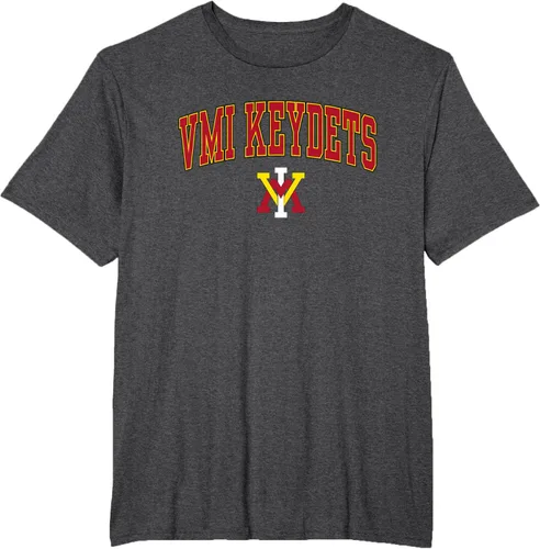 Vista 18 de Camiseta con licencia oficial de VMI Keydets Arch Over, Blanco