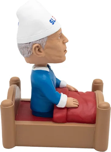 Vista 3 de Pesky Patriot Sleepy Joe Biden Bobblehead - Regalo de broma divertido anti-Biden para conservadores y republicanos