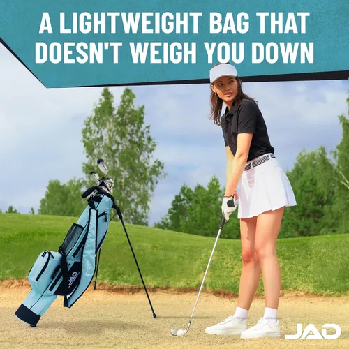 Vista 6 de Sunday - Bolsa de golf de alta calidad para todos los días con soporte para hombres, mujeres y mujeres, ultraligera, fácil de transportar bolsa