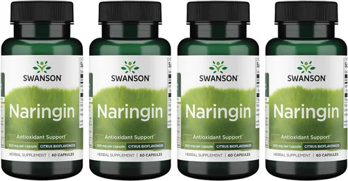 Vista 9 de Swanson Naringin Citrus Bioflavonoid Suplemento antioxidante para adultos que buscan beneficios mejorados de vitamina C - 500 mg (60 cápsulas)