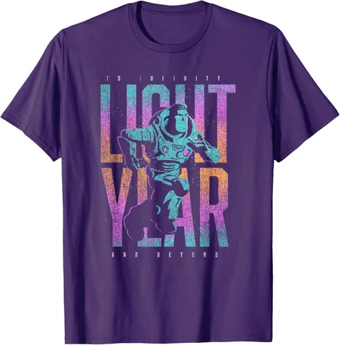 Vista 44 de Disney Pixar Lightyear Buzz Lightyear To Infinity And Beyond Camiseta, Negro