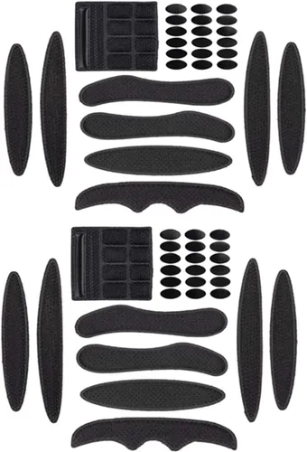 Vista 13 de Kit de acolchado para casco, 27 piezas, repuesto de bicicleta, almohadillas de espuma universales, juego de cojines para casco de bicicleta