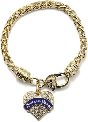 Vista 200 de Inspired Silver - Pulsera de plata con dije de corazón pavé con circonitas cúbicas