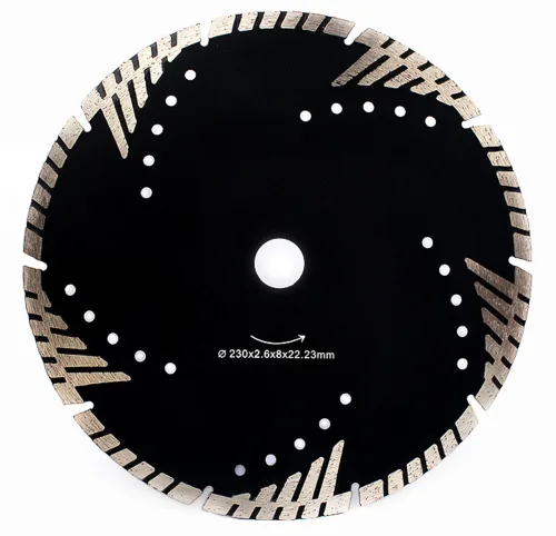 Vista 9 de Diamond Turbo Blades - Hoja de sierra de segmentos de 0.315 pulgadas para baldosas de granito, hormigón y ladrillos seco/húmedo, 6 pulgadas