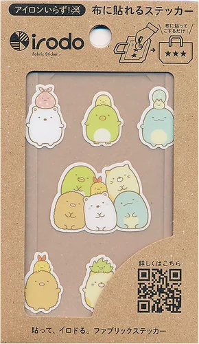 Vista 7 de Sanei Irodo SGN003 Sumikko Gurashi - Pegatina de tela Gecko
