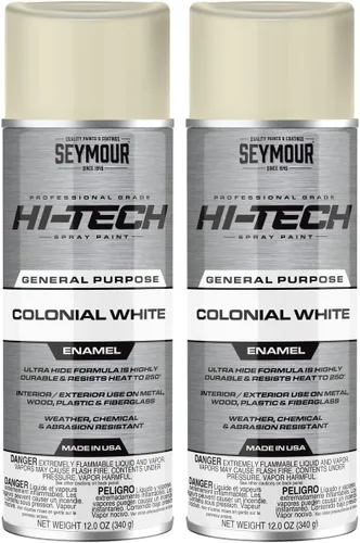 Vista 9 de Seymour 16-112 Hi-Tech Esmalte Pintura en Aerosol, Gris Paloma