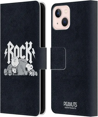 Vista 190 de Head Case Designs Funda de piel con licencia oficial de Peanuts Charlie Brown Good Grief Rock Tees compatible con Apple iPhone 11 Charlie Brown Buen