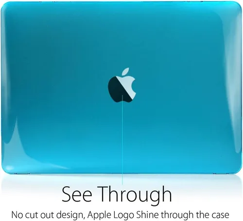 Vista 3 de UESWILL Compatible con carcasa rígida transparente brillante para MacBook de 12 pulgadas con pantalla Retina (se adapta al modelo: A1534)