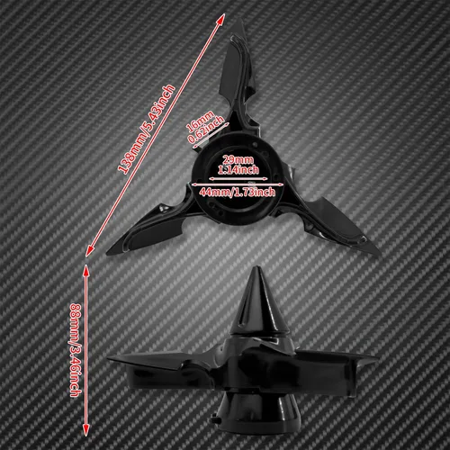Vista 6 de Cubiertas de tuerca de eje delantero de motocicleta, tapa de plástico giratorio para Harley Touring Electra Road Street Glide Softail Dyna Sportster