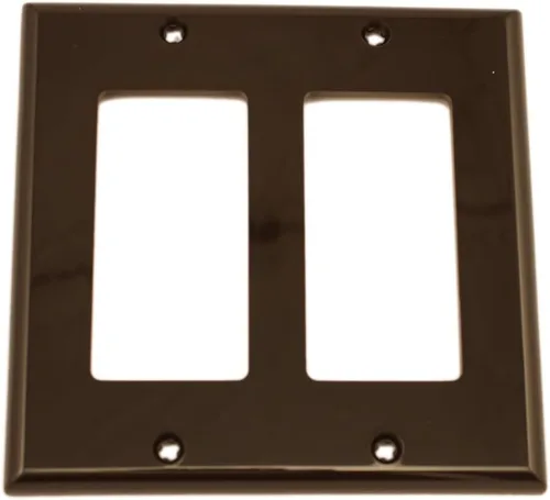 Vista 19 de Leviton Decora/GFCI de dispositivo – 1-Gang decora placas de pared, 80401-NE Negro