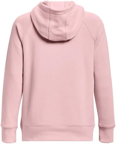 Vista 5 de Under Armour Rival - Sudadera con capucha para mujer, de vellón y con logotipo