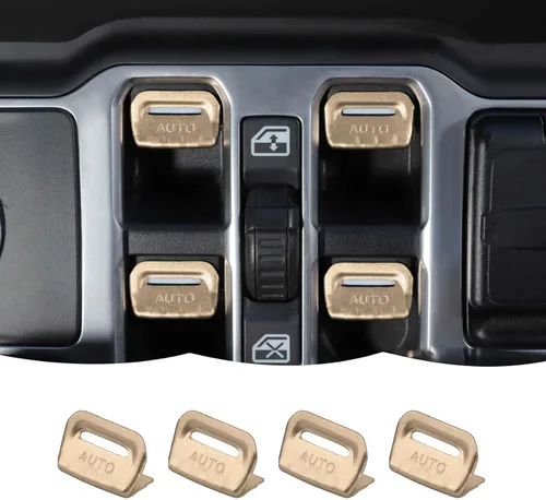 Vista 12 de RT-TCZ Cubierta de interruptor de ventana de consola central, accesorios interiores compatibles con Jeep Wrangler JL JLU y Gladiator JT 2018-2024