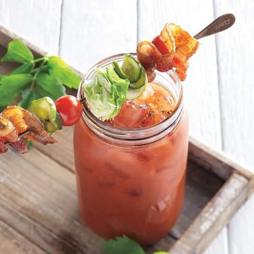 Vista 4 de Tastefully Simple Bloody Mary - Brochetas de cóctel para bebidas, 10 pulgadas, juego de 4