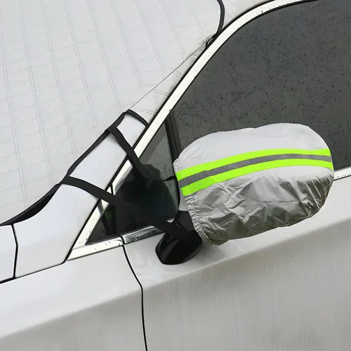 Vista 7 de LoyaForba - Cubierta magnética para parabrisas de coche, 4 capas de protección impermeable y a prueba de viento, contra nieve, hielo, sol y heladas