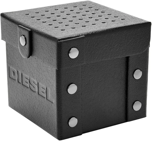 Vista 4 de Diesel Mega Chief DZ4280 reloj de cuero marrón metalizado para hombre