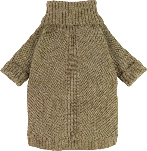 Vista 19 de Fitwarm Suéter de cuello alto para perro, abrigo térmico de punto para mascotas, ropa de invierno para perros pequeños, ropa de gato, negro, XS