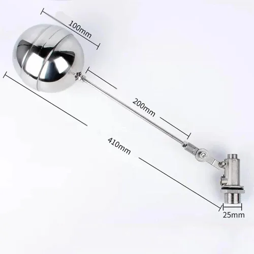 Vista 2 de 316 Stainless Steel Float Ball Valve 1/2" & 3/4" - Fully Automatic Water Level Switch -1pc(0.75inch)