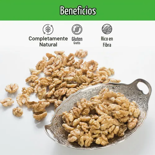 Vista 7 de Sincerely Nuts Nueces crudas sin cáscara (bolsa de 1 libra) Mitades y piezas de nuez sin cáscara Fácil de comer y cocinar directamente