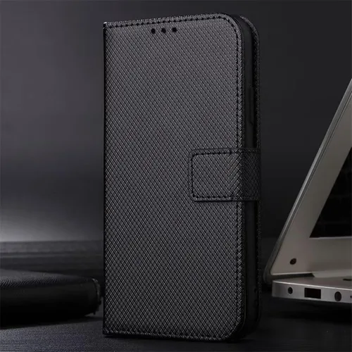 Vista 7 de Funda de cuero tipo cartera para Vivo Y21s/Vivo Y21, funda de piel sintética antideslizante para Vivo Y21s/Vivo Y21, funda de piel sintética