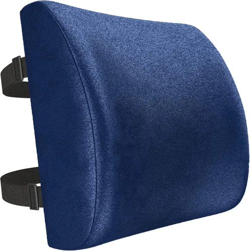 Vista 14 de FORTEM Almohada de apoyo lumbar para silla de oficina, almohada de apoyo Gris claro