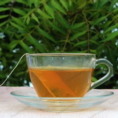 Vista 7 de iqra Neemveda Neem infusión de té de hierbas de cúrcuma con pimienta negra para alta absorción, 50 bolsas de té